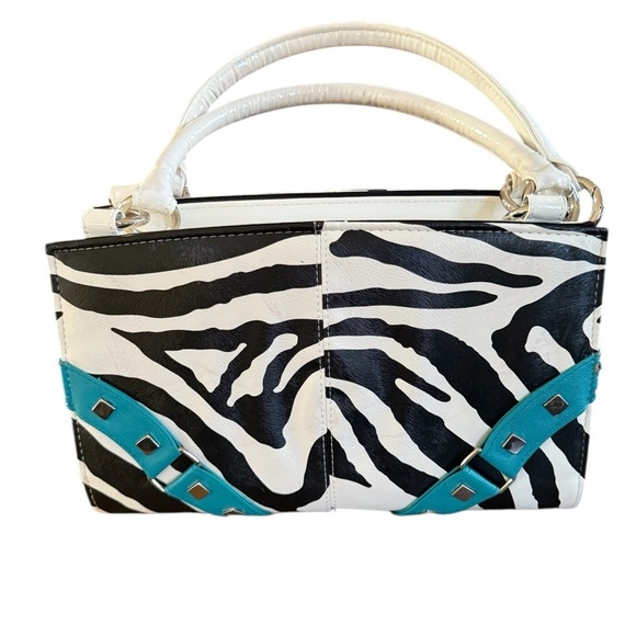 MICHE Classic Black Bag with 4 Detachable Fronts: Zebra,Cheetah Hope,Pink Pebble - Picture 11 of 15